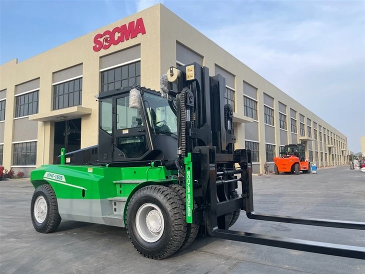 16t 16 Ton Heavy Duty Forklift For Container Handling Euro V Engine