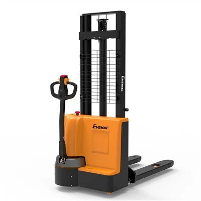 3000mm 1000kg 2200lbs Rafmagns Walkie Stacker með litíum rafhlöðupakka og auðveldri stjórn