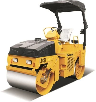 Kínverska toppvörumerki High Performance 3 Ton Road Roller LTC3E titringsþjöppur Verð til sölu