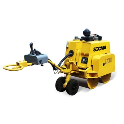 Knúinn titrandi Walkbehind Road Roller 700kg Baby Hand Road Roller Compactor