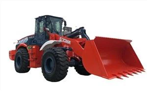 SOCMA 5 tonna rafmagnshjólaskófla Green Power